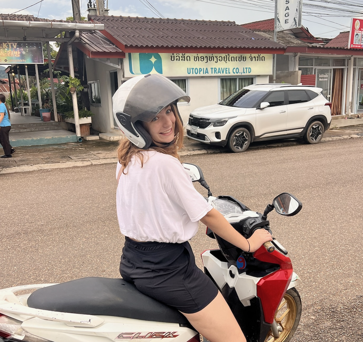 Motorcycle in Laos